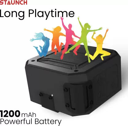 STAUNCH Thunder 600 6 W Bluetooth Speaker (Black, Stereo Channel) STAUNCH Thunder 600 6 W Bluetooth Speaker (Black, Stereo Channel)